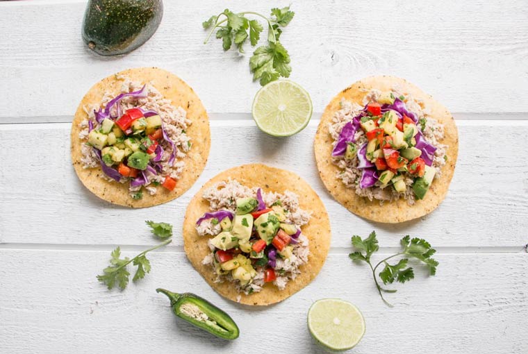 Spicy Tuna Tostadas with Lime